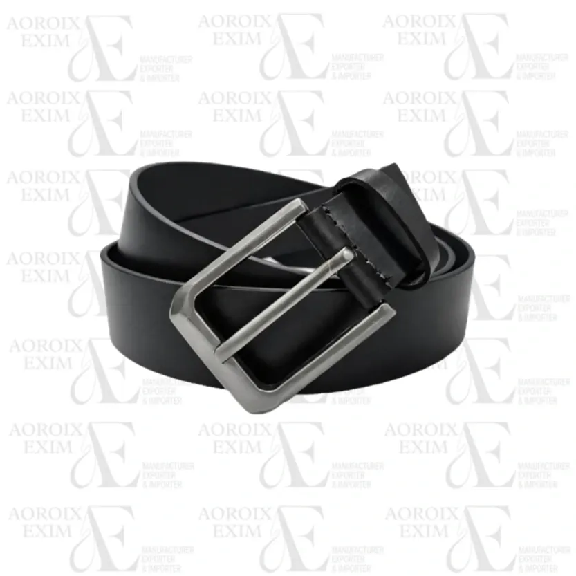 IP Nova Black Leather Belt (AE01)