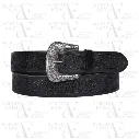 Sophisticated Craftsmanship Hand-Carved Black Leather Belts (AE06)