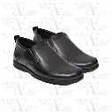 Slip On Black Leather Shoes (AE34)