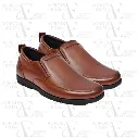 Slip On Tan Brow Leather Shoes (AE35)